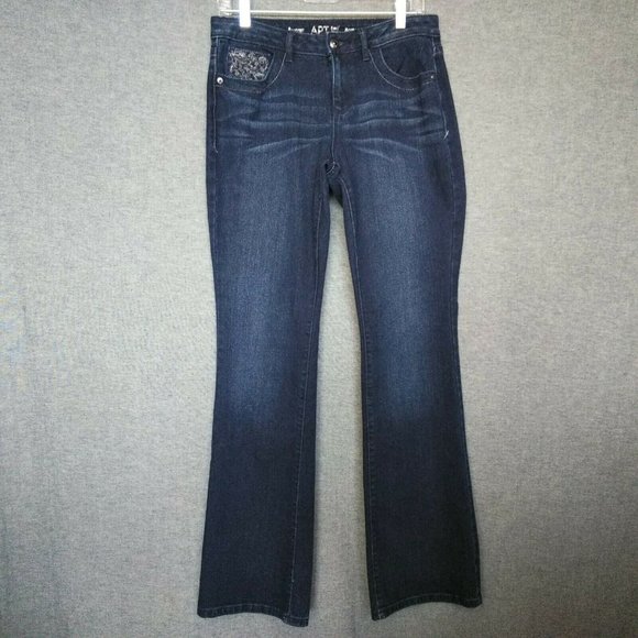 Apt. 9 BootCut Curvy Fit Jeans Size 6 L33 - Picture 2 of 8